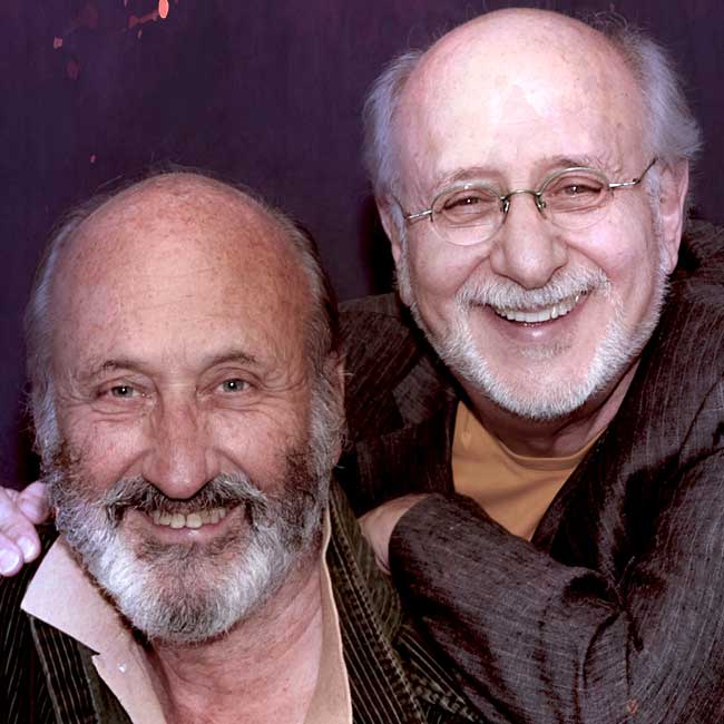 Peter Yarrow and Noel Paul Stookey of Peter, Paul and Mary
